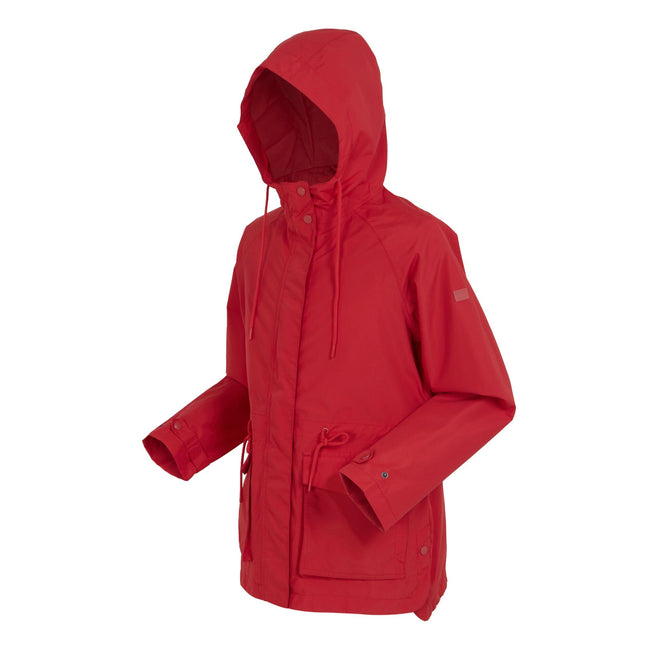 Miami Red - Side - Regatta Womens-Ladies Birdie Waterproof Jacket