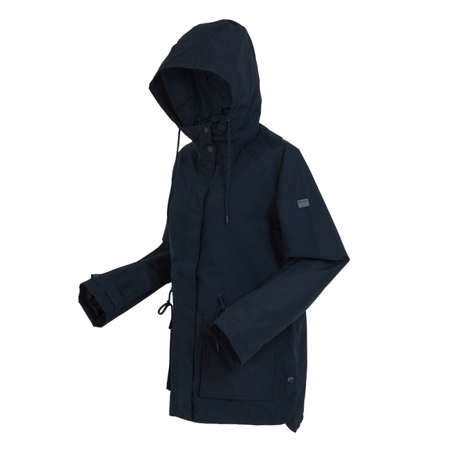 Navy - Side - Regatta Womens-Ladies Birdie Waterproof Jacket