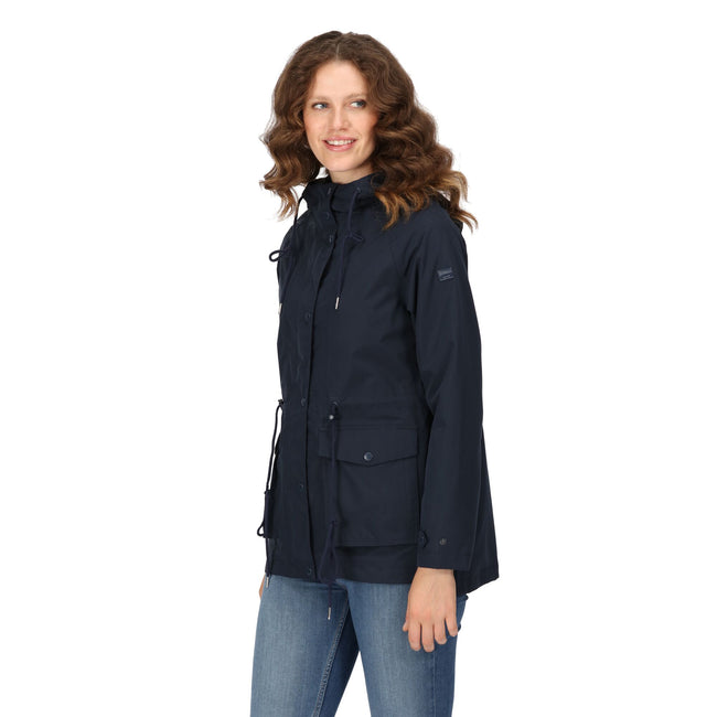 Navy - Lifestyle - Regatta Womens-Ladies Birdie Waterproof Jacket