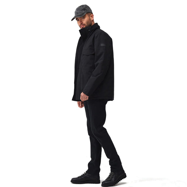 Black - Pack Shot - Regatta Mens Esteve Waterproof Jacket