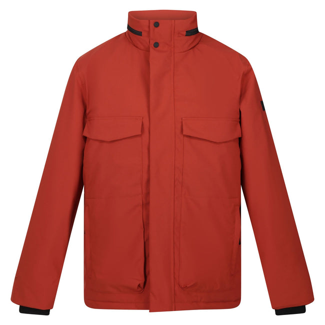 Burnt Henna - Front - Regatta Mens Esteve Waterproof Jacket