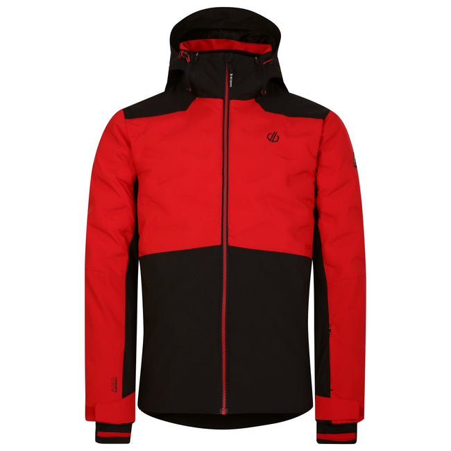 Danger Red-Black - Front - Dare 2B Mens Aerials Ski Jacket