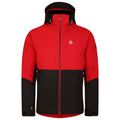 Danger Red-Black - Front - Dare 2B Mens Precision Ski Jacket