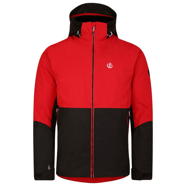 Danger Red-Black - Front - Dare 2B Mens Precision Ski Jacket