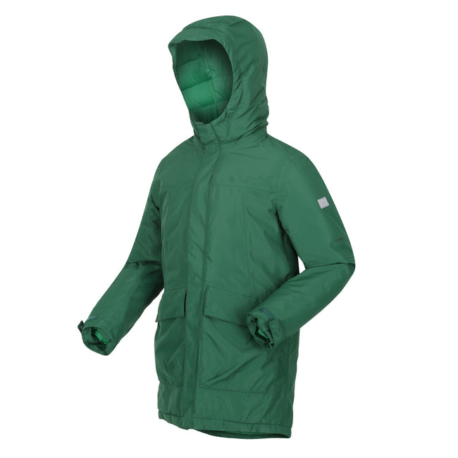 Eden-Field Green - Side - Regatta Childrens-Kids Farbank Ski Jacket