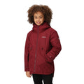 Burgundy - Side - Regatta Childrens-Kids Violane Waterproof Ski Jacket