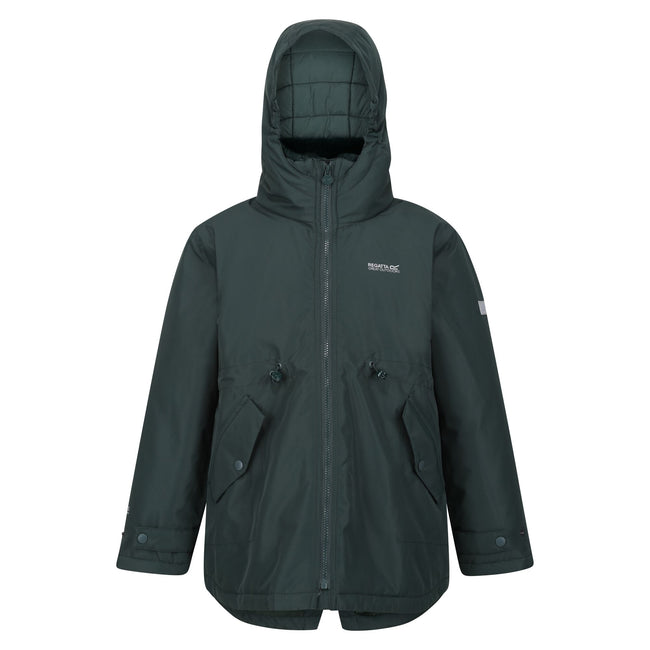 Dark Spruce - Front - Regatta Childrens-Kids Violane Waterproof Ski Jacket