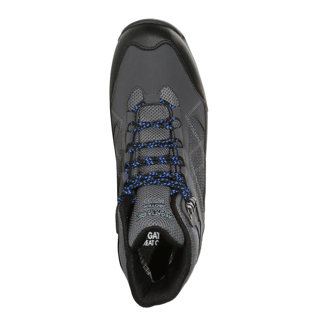 Ash-Oxford Blue - Side - Regatta Mens Vendeavour Pro Walking Boots