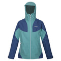Bristol Blue-Dusty Denim - Front - Regatta Womens-Ladies Raddick Waterproof Jacket