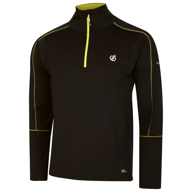 Black-Neon Spring - Side - Dare 2B Mens Dignify II Core Stretch Jacket