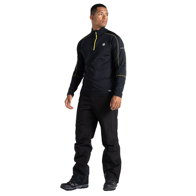Black-Neon Spring - Pack Shot - Dare 2B Mens Dignify II Core Stretch Jacket