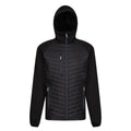 Black-Seal Grey - Front - Regatta Mens Navigate Quilted Hybrid Jacket