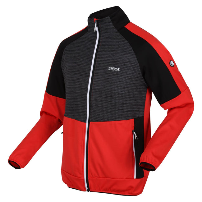 Seville-Seal Grey - Side - Regatta Mens Yare VII Full Zip Soft Shell Jacket