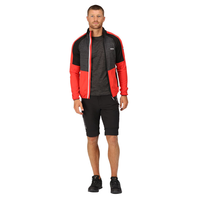 Seville-Seal Grey - Pack Shot - Regatta Mens Yare VII Full Zip Soft Shell Jacket