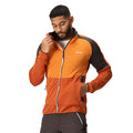 Burnt Copper-Orange Pepper - Side - Regatta Mens Yare VII Full Zip Soft Shell Jacket