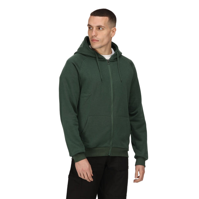Dark Green - Side - Regatta Mens Pro Full Zip Hoodie