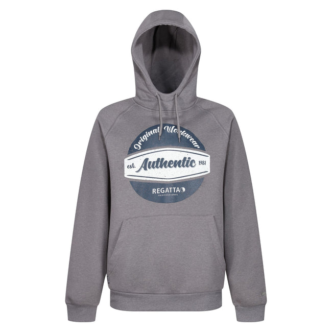 Rock Grey Marl - Front - Regatta Mens Original Hoodie