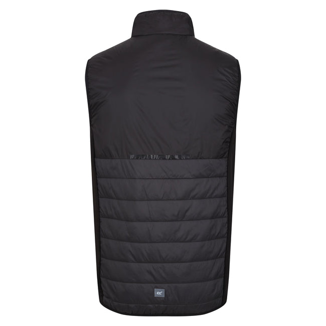Ash-Black - Back - Regatta Mens Halton VII Padded Vest