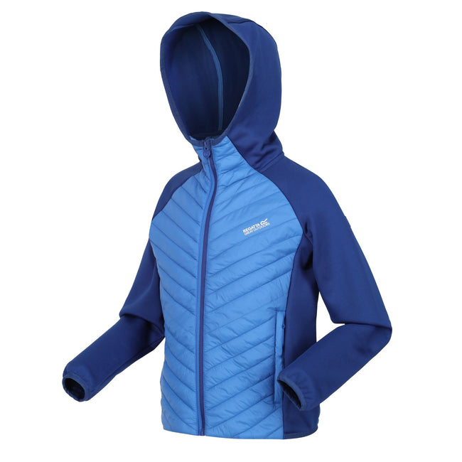 New Royal-Strong Blue - Side - Regatta Childrens-Kids Kielder Hybrid VII Padded Jacket
