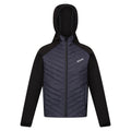 Black-Seal Grey - Front - Regatta Childrens-Kids Kielder Hybrid VII Padded Jacket
