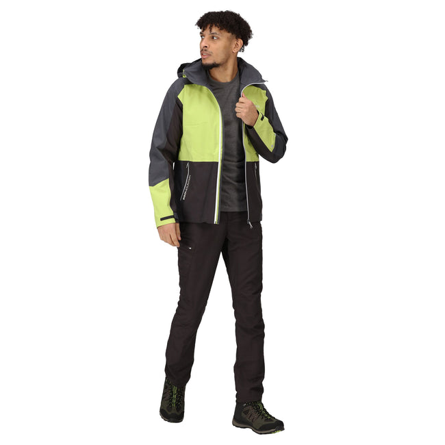 Seal Grey-Green Algae - Pack Shot - Regatta Mens Bosfield Waterproof Jacket