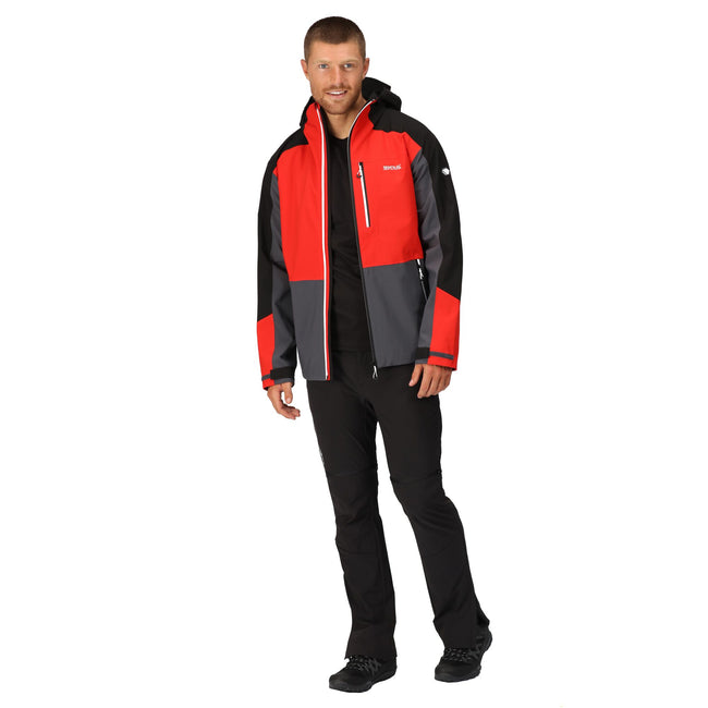 Black-Seville - Pack Shot - Regatta Mens Bosfield Waterproof Jacket