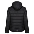 Black-Classic Red - Back - Regatta Mens Navigate Thermal Padded Jacket