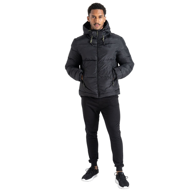 Black - Close up - Dare 2B Mens Endless IV Padded Jacket