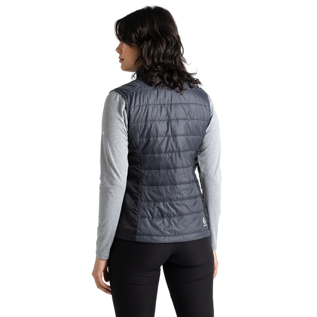 Ebony-Black - Pack Shot - Dare 2B Womens-Ladies Ascending Vest
