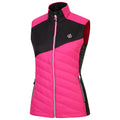 Pure Pink-Black - Side - Dare 2B Womens-Ladies Ascending Vest