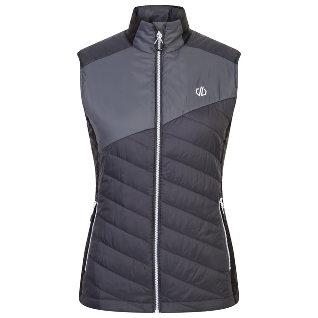 Ebony-Black - Front - Dare 2B Womens-Ladies Ascending Vest