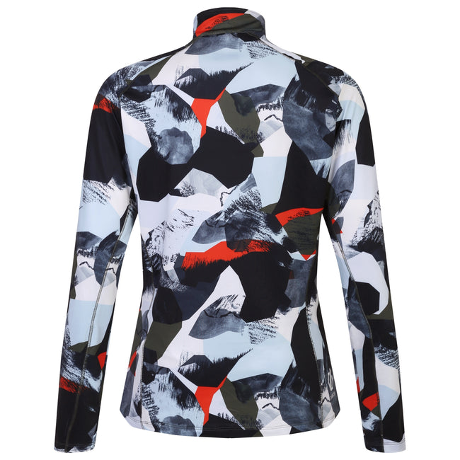 Lichen Green - Back - Dare 2B Womens-Ladies Divulge Abstract Core Stretch Lightweight Midlayer