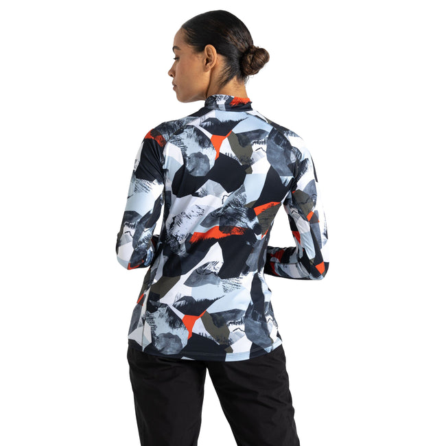 Lichen Green - Pack Shot - Dare 2B Womens-Ladies Divulge Abstract Core Stretch Lightweight Midlayer
