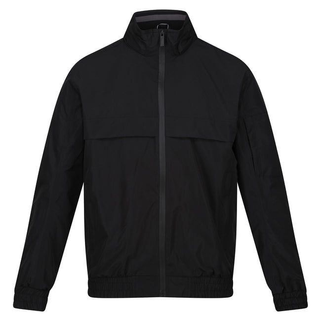 Black - Front - Regatta Mens Shorebay Waterproof Jacket