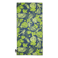 Navy Blue-Lime Green - Front - Regatta Hawaiian Microfiber Beach Towel