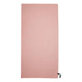 Seashell Pink-White - Back - Regatta Striped Microfiber Beach Towel