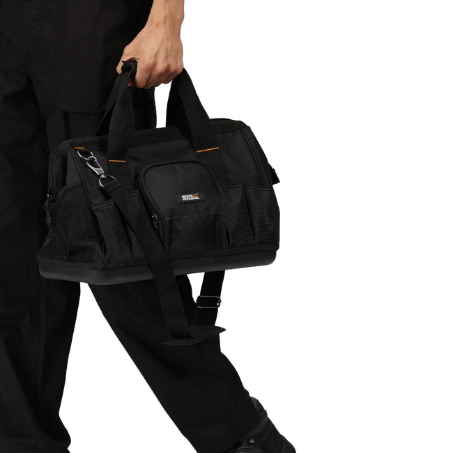 Black - Side - Regatta Recycled Polyester Tool Bag