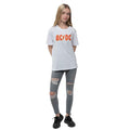 White - Lifestyle - AC-DC Childrens-Kids Logo T-Shirt