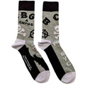 Black-Gray-White - Front - CBGB Unisex Adult Logo Socks