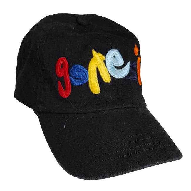 Black - Front - Genesis Unisex Adult Logo Baseball Cap