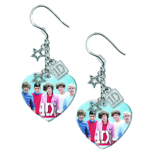 Multicolored - Front - One Direction Phase 1 Dangle Earrings