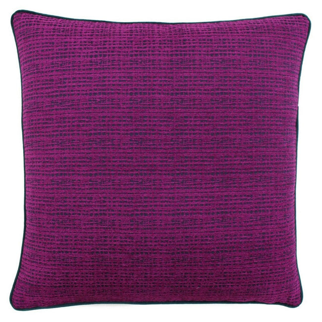 Magenta-Emerald - Back - Riva Paoletti Chiswick Cushion Cover