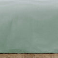 Aqua Blue - Side - Linen Yard Waffle Duvet Set