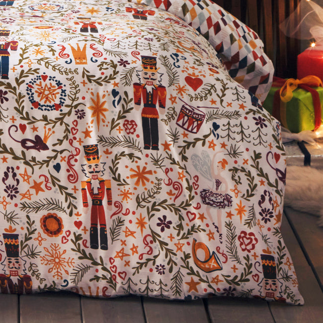 Multicolored - Lifestyle - Furn Hand-drawn Nutcracker Single Duvet Cover Set