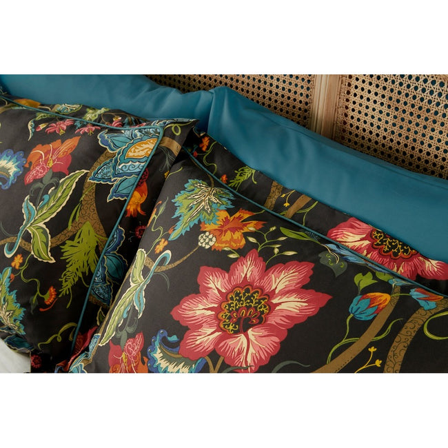 Black-Multicolored - Lifestyle - Riva Paoletti Botanist Duvet Set