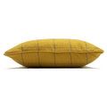 Ochre - Back - Furn Ellis Windowpane Check Cushion Cover