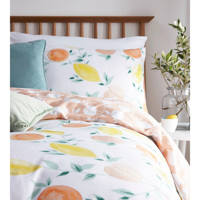 Multicolored - Back - Furn Pommie Duvet Cover & Pillowcase Set