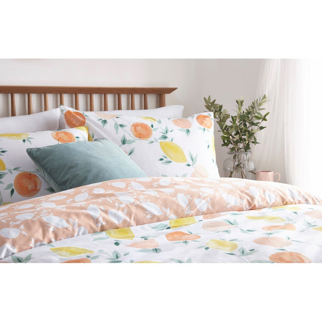Multicolored - Side - Furn Pommie Duvet Cover & Pillowcase Set