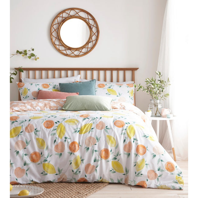 Multicolored - Front - Furn Pommie Duvet Cover & Pillowcase Set