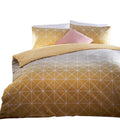 Ochre-Gray - Front - Furn Spectrum Ochre Duvet Set